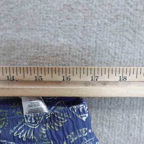 Columbia PFG Swim Shorts Large Blue All Over Print Lined 7" in - Picture 6 of 11